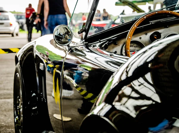 Closeup Shot Retro Muscle Car — Stock Photo, Image