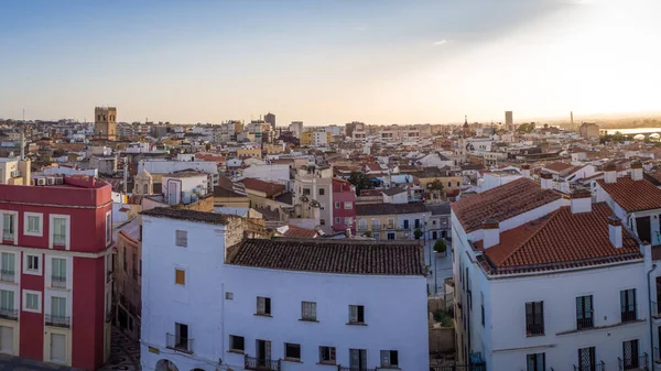 Vista Aérea Hermosa Ciudad Badajoz España —  Fotos de Stock