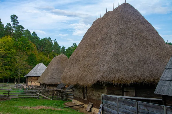 Sibiu Rumunia Październik 2020 Jest Jedno Największych Skansenów Cywilizacji Ludowej — Zdjęcie stockowe