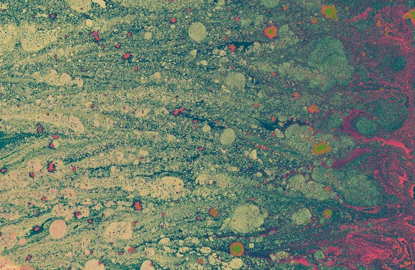Abstrakcyjne Tło Obraz Olejny Kolorowe Wirujące Falowane Wzory — Zdjęcie stockowe