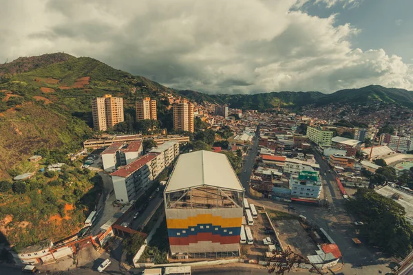 Una Toma Aérea Los Edificios Caracas Venezuela — Foto de Stock