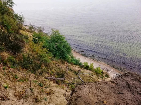 Beautiful View Baltic Sea Orlowo Cliff Gdynia Poland — Stock Photo, Image