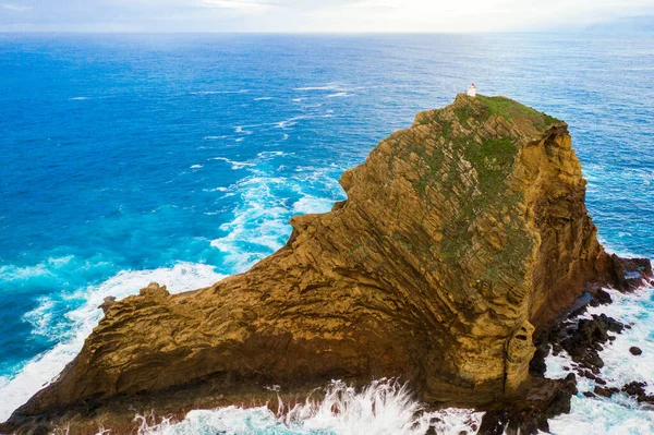 Una Toma Aérea Isla Madeira Con Océano Atlántico —  Fotos de Stock