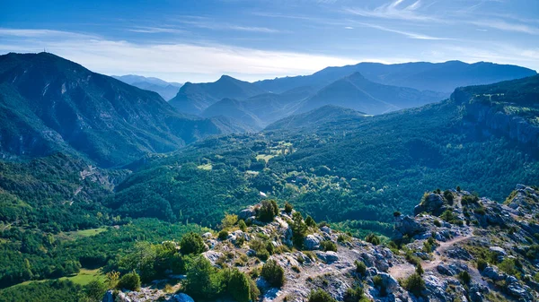 Вид Воздуха Природные Территории Берге Испания — стоковое фото