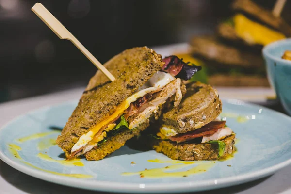 Closeup Shot Veggie Burger — Stock Photo, Image