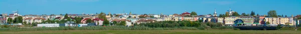 Roman Romania Octubre 2020 Paisaje Panorámico Con Ciudad Romana Del —  Fotos de Stock