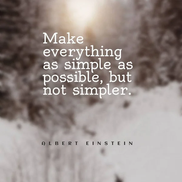 Make All Simple Simple という言葉 ぼやけた背景で — ストック写真