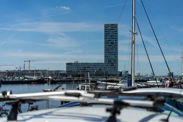 Prachtig Uitzicht Een Modern Gebouw Amsterdam — Stockfoto