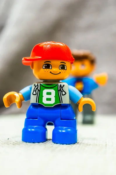 Poznan Poland Oct 2020 Lego Duplo Toy Boy Figurine Number — Stok fotoğraf