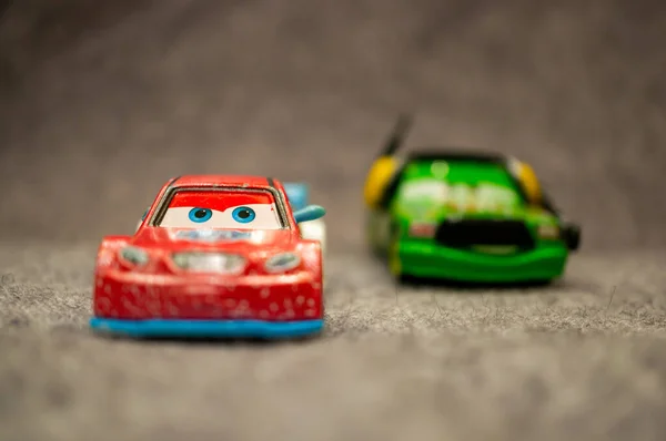 Poznan Pologne Octobre 2020 Disney Pixar Toy Model Sport Vehicles — Photo