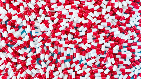 Egy Közeli Felvétel Kapszula Gyógyszerekről — Stock Fotó