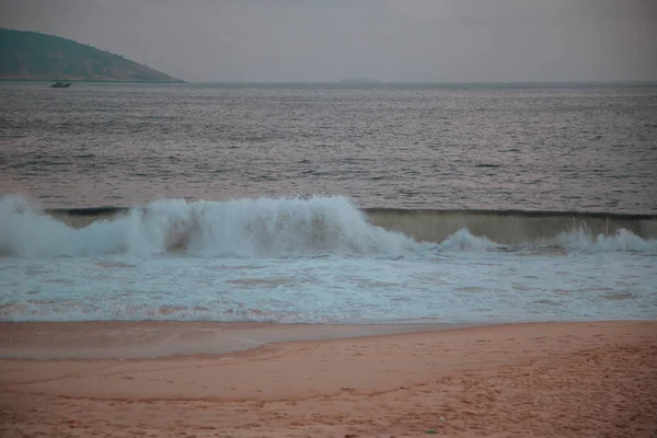 Ondas Mar Praia — Fotografia de Stock