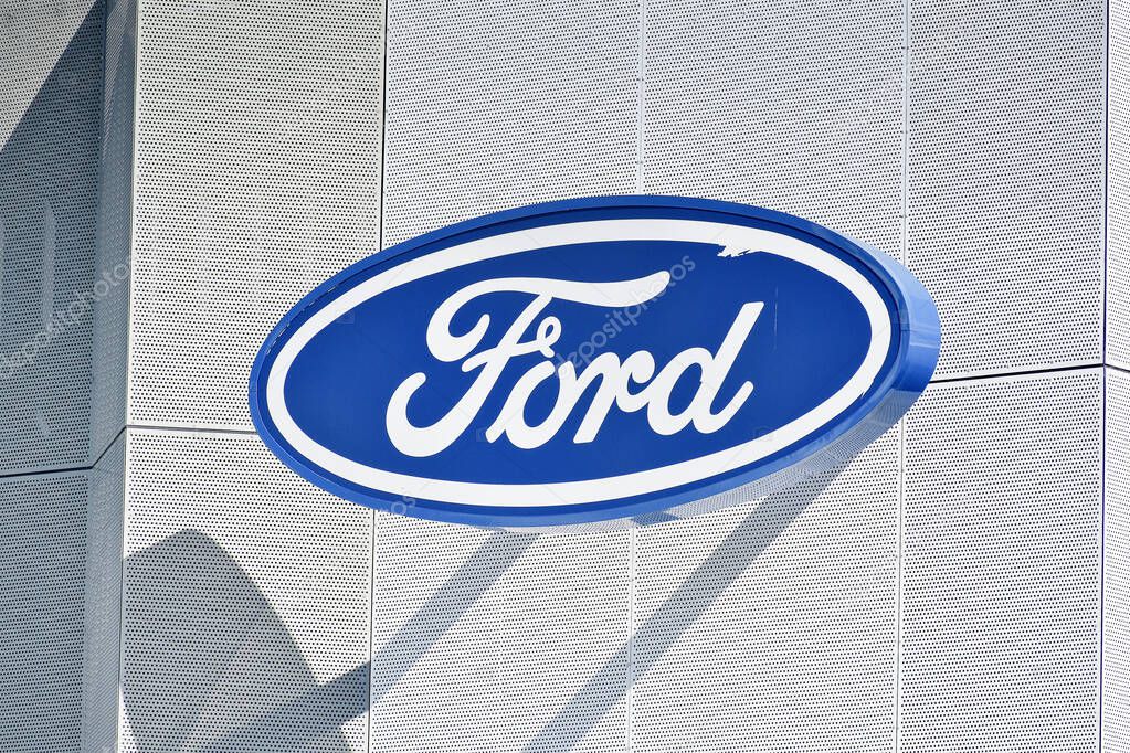 AUCKLAND, NEW ZEALAND - May 05, 2019: Auckland / New Zealand - May 5 2019: View of Ford Motors office building in east Tamaki
