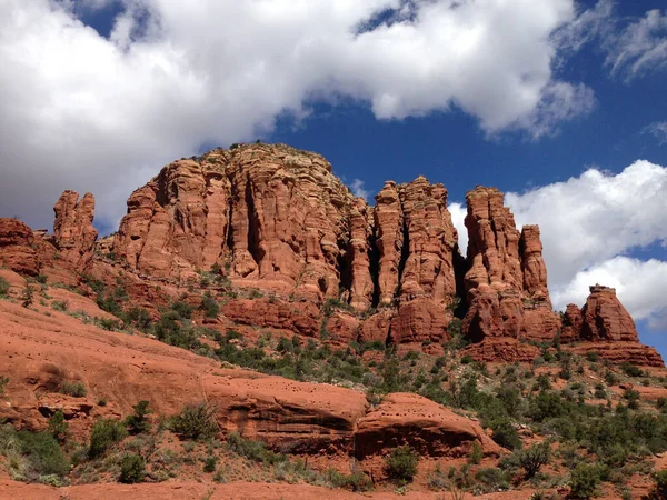 Die Roten Felsenberge Rund Die Stadt Sedona Norden Arizonas Coconino — Stockfoto