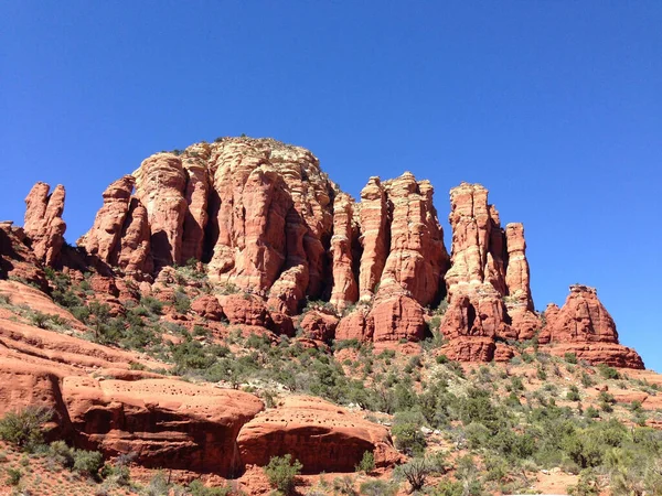 Die Roten Felsenberge Rund Die Stadt Sedona Norden Arizonas Coconino — Stockfoto