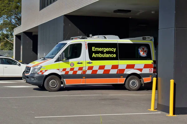 Sydney Austrália Maio 2019 Sydney Austrália Maio 2019 Veículo Ambulância — Fotografia de Stock