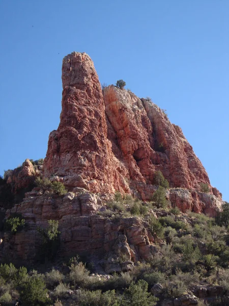 Die Roten Felsenberge Rund Die Stadt Sedona Norden Arizonas Coconino — Stockfoto