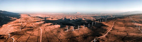 Vue Panoramique Parc Éolien Nevada États Unis — Photo