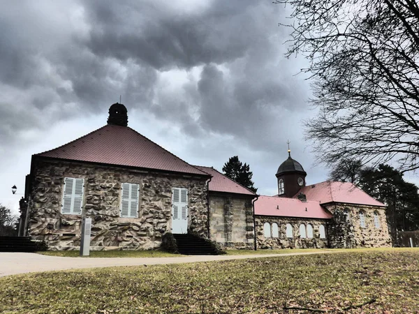 Bayreuth Hermitage bahçesinde Eski Saray — Stok fotoğraf