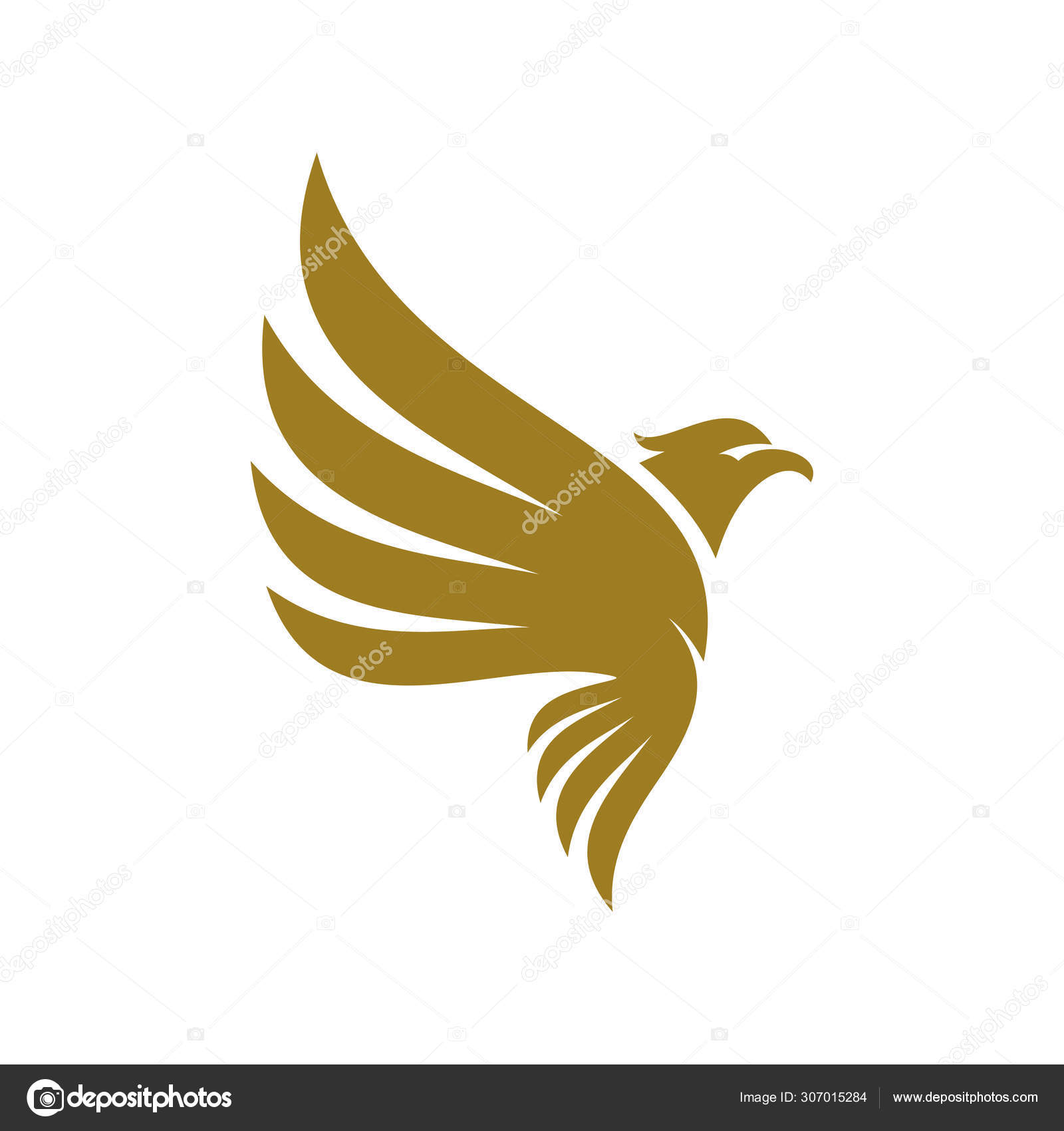 Eagle Logo Design Vector Sport Eagle Logo Template Stock Vector Image By C Shuttersport
