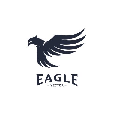 Kartal Logo Tasarım Vektörü. Kartal Logo Tasarım Kavramları Şablonu. Simge Simgesi