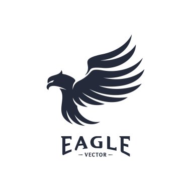 Kartal Logo Tasarım Vektörü. Kartal Logo Tasarım Kavramları Şablonu. Simge Simgesi