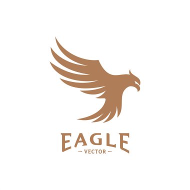 Kartal Logo Tasarım Vektörü. Kartal Logo Tasarım Kavramları Şablonu. Simge Simgesi