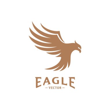 Kartal Logo Tasarım Vektörü. Kartal Logo Tasarım Kavramları Şablonu. Simge Simgesi