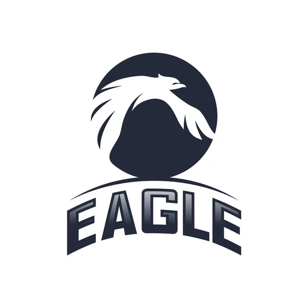 Eagle Logo Design Vector. Flying Eagle logo template. Icon Symbol — Stock Vector