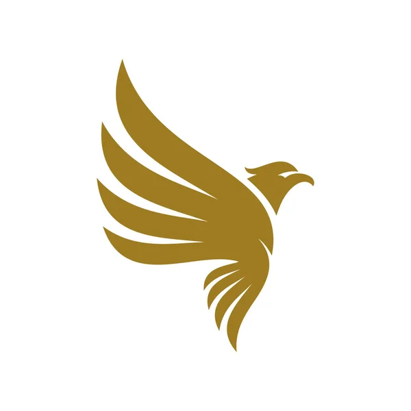 Diseño del logo del águila vector. Plantilla logo Sport Eagle — Archivo Imágenes Vectoriales