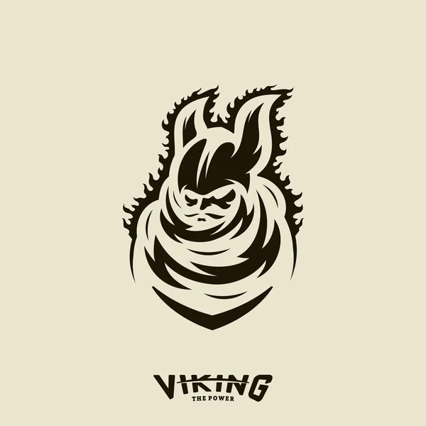 Vecteur de conception de logo Viking eSports. Concepts de logo de jeu de mascotte de Viking . — Image vectorielle