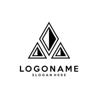 Mektup Logo tasarımı yaratıcı Modern şık tipografi ve siyah renkler ile kulüpler.