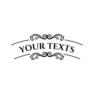 Zarif retro dekor gelişir. Retro Vintage Insignias veya Logotypes. Vektör tasarım öğeleri, iş işaretleri, logolar, kimlik, etiketler, rozetler ve nesneler.