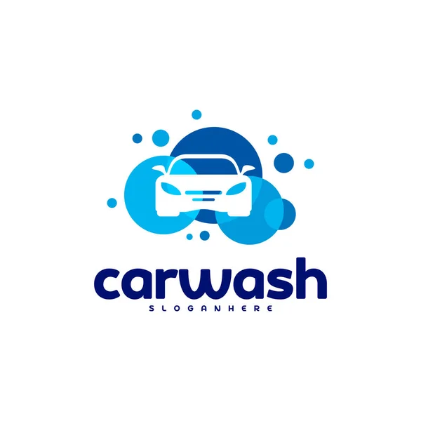 Design de modelo de logotipo de lavagem de carro —  Vetores de Stock