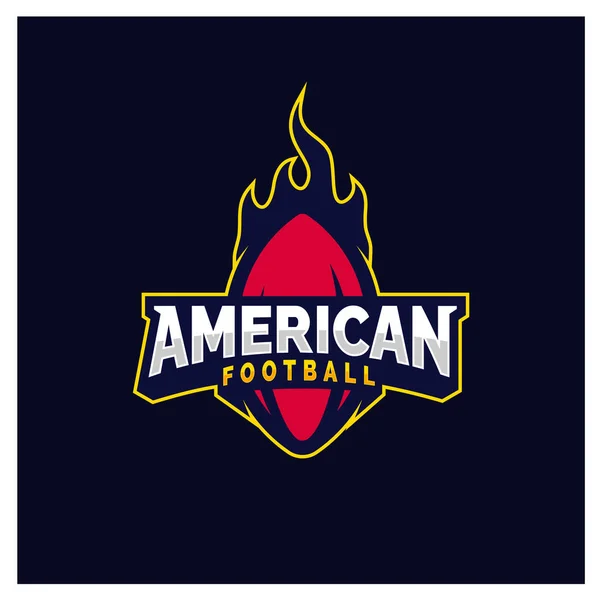 Nowoczesny futbol amerykański profesjonalny logo sport Team — Wektor stockowy