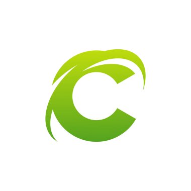 Mektup C logo simgesi tasarım şablon öğeleri, İlk C logo tasarım konsepti - Vektör