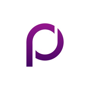 Letter P logo simgesi tasarım şablon öğeleri, İlk P logo kavramı - Vektör