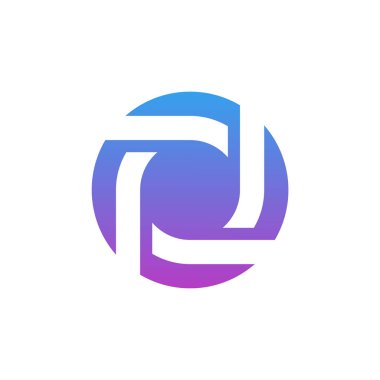 Letter P logo simgesi tasarım şablon öğeleri, İlk P logo kavramı - Vektör