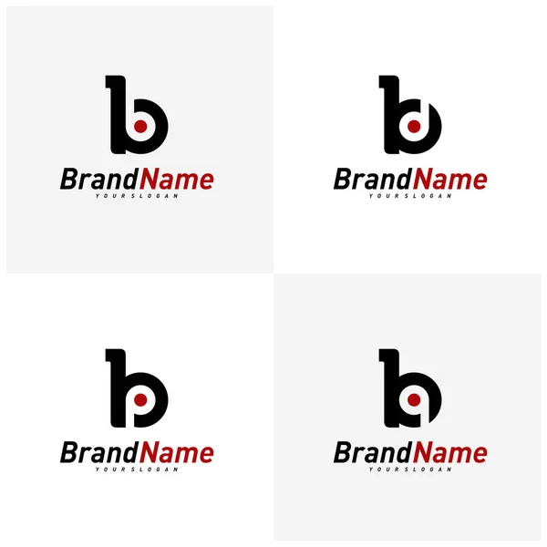 文字Bロゴベクトルテンプレート 初期のBロゴデザインコンセプト アイコンシンボル — ストックベクタ