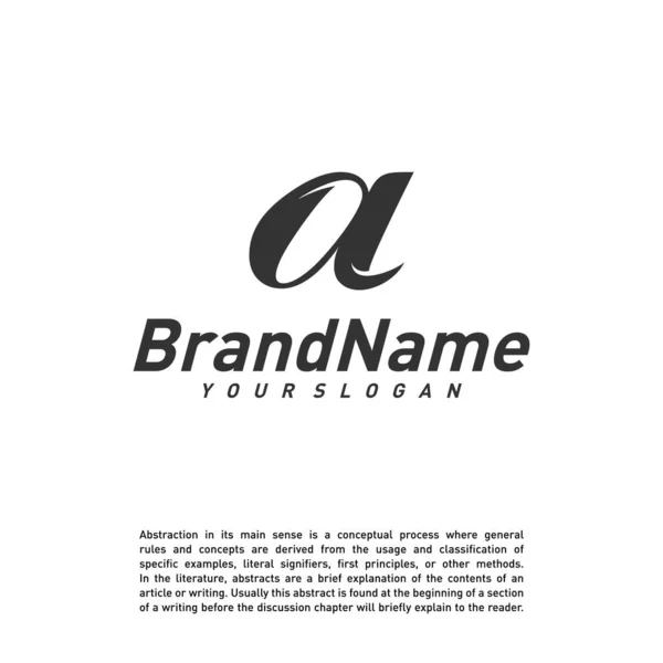 Letter Een Logo Vector Template Creatief Een Logo Concept Ikoon — Stockvector