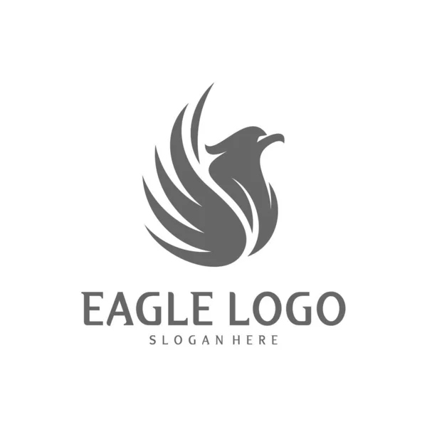 Adler Logo Design Vektor Phoenix Logo Konzept Simple Eagle Logo — Stockvektor