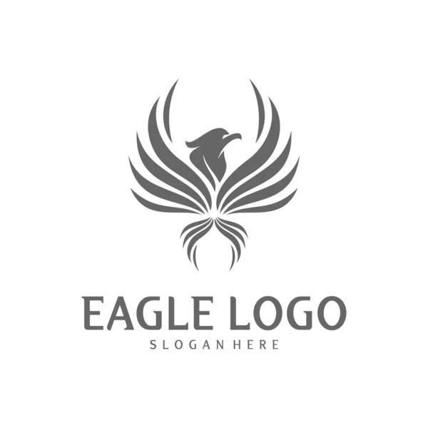 Wektor Projektowania Logo Orła Koncepcja Logo Phoenix Szablon Logo Prostego — Wektor stockowy