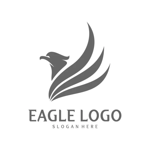 Adler Logo Design Vektor Phoenix Logo Konzept Simple Eagle Logo — Stockvektor