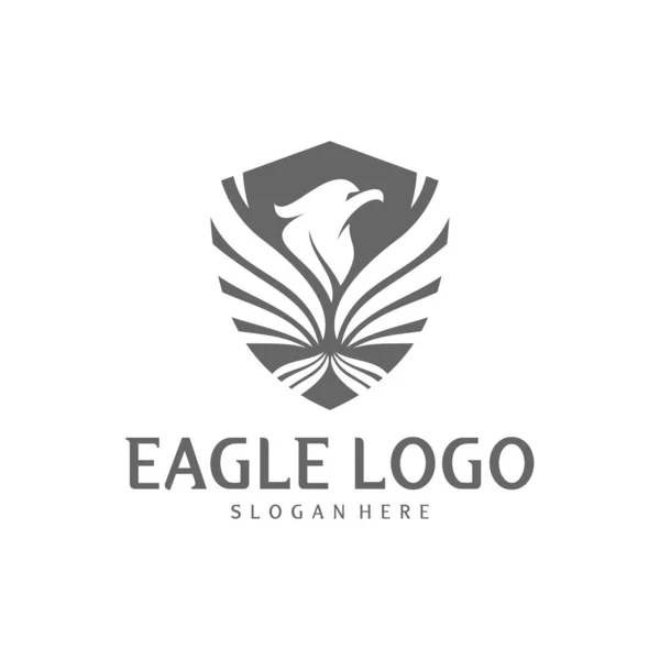 Adler Logo Design Vektor Phoenix Logo Konzept Simple Eagle Logo — Stockvektor