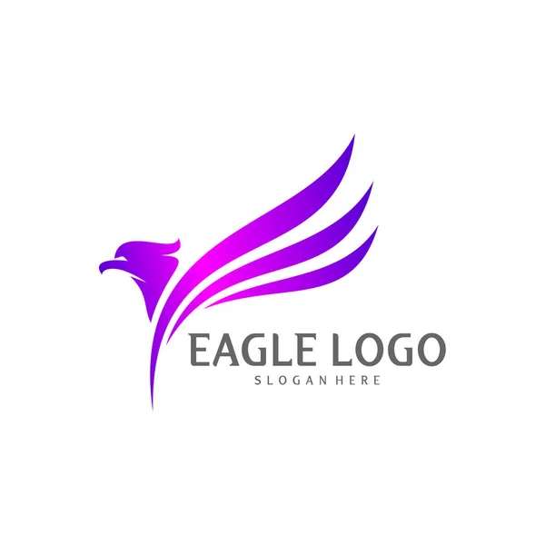 Vecteur Conception Logo Aigle Concept Logo Phoenix Modèle Logo Aigle — Image vectorielle