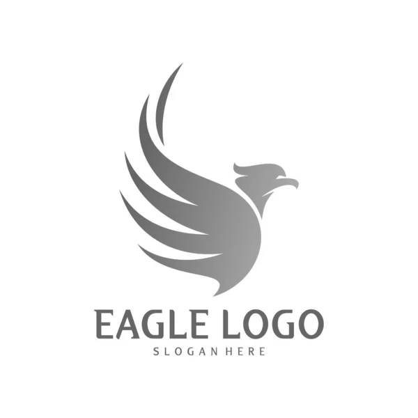 Adler Logo Design Vektor Phoenix Logo Konzept Simple Eagle Logo — Stockvektor