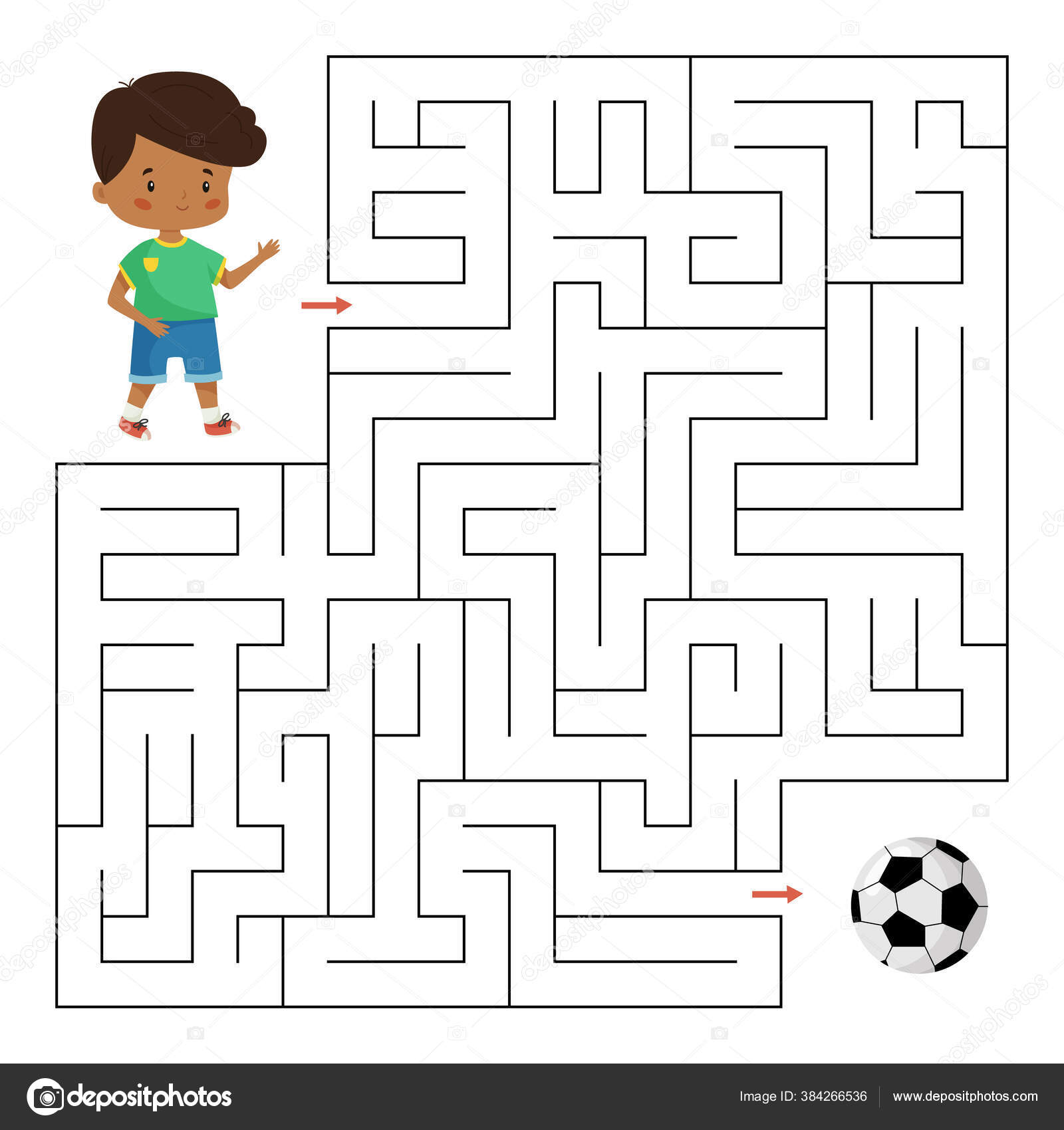 labirinto, ajude o menino a encontrar o caminho certo para o