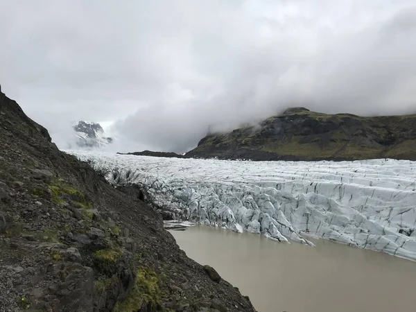 Zlanda Nın Batısında Vatnajokudl Buzulu — Stok fotoğraf