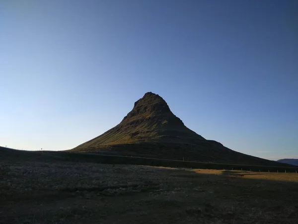 Beroemdste Berg Van Het Woord Kirkjufell — Stockfoto