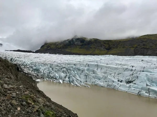 Pohled Ledovec Islandu — Stock fotografie